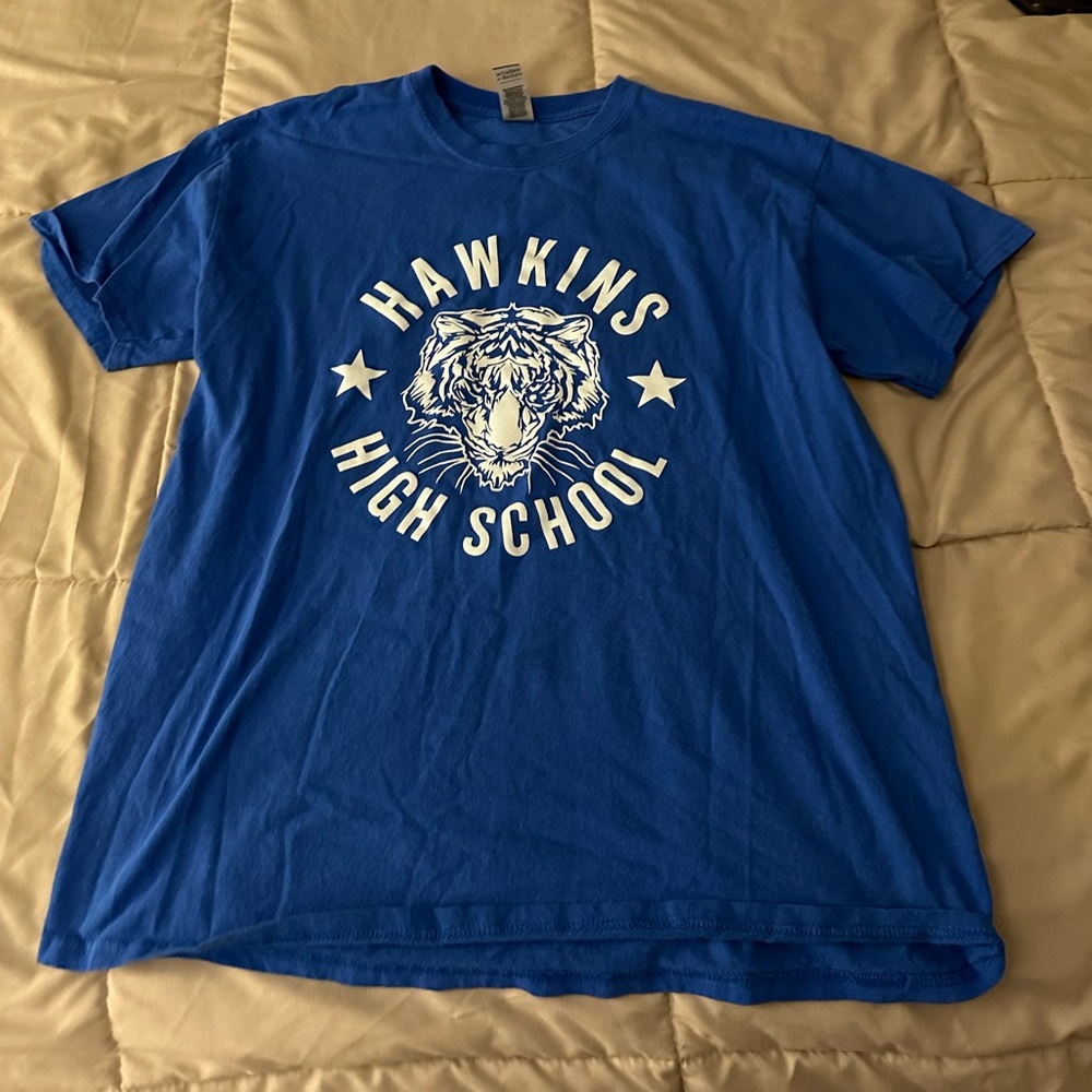 Hawkins High School Blue T-Shirt